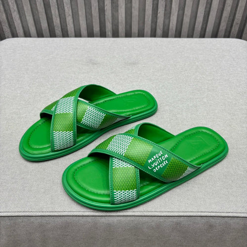 Louis Vuitton VENICE MULE SANDALS KELLY GREEN