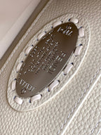 FENDI Peekaboo ISeeU Petite 20 Bag Ivory Leather Shw