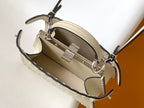 FENDI Peekaboo ISeeU Petite 20 Bag Ivory Leather Shw