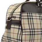Burberry Check 2way Duffle Shoulder Handbag