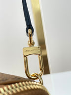 Louis Vuitton JUST IN CASE 14 IN BROWN MONOGRAM REVERSE CANVAS GOLD HARDWARE