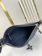 Louis Vuitton CARRYALL 29 IN DARK NAVY MONOGRAM EMPREINTE LEATHER