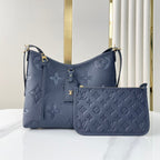 Louis Vuitton CARRYALL 29 IN DARK NAVY MONOGRAM EMPREINTE LEATHER