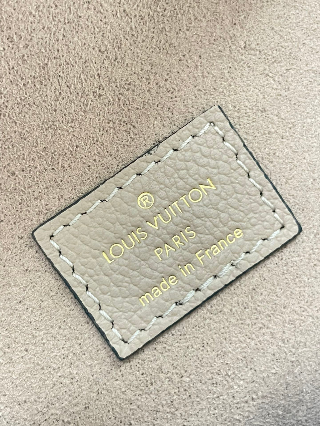 Louis Vuitton NANO DIANE 19 IN TOURTERELLE WHITE MONOGRAM EMPREINTE LEATHER