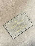 Louis Vuitton NANO DIANE 19 IN TOURTERELLE WHITE MONOGRAM EMPREINTE LEATHER