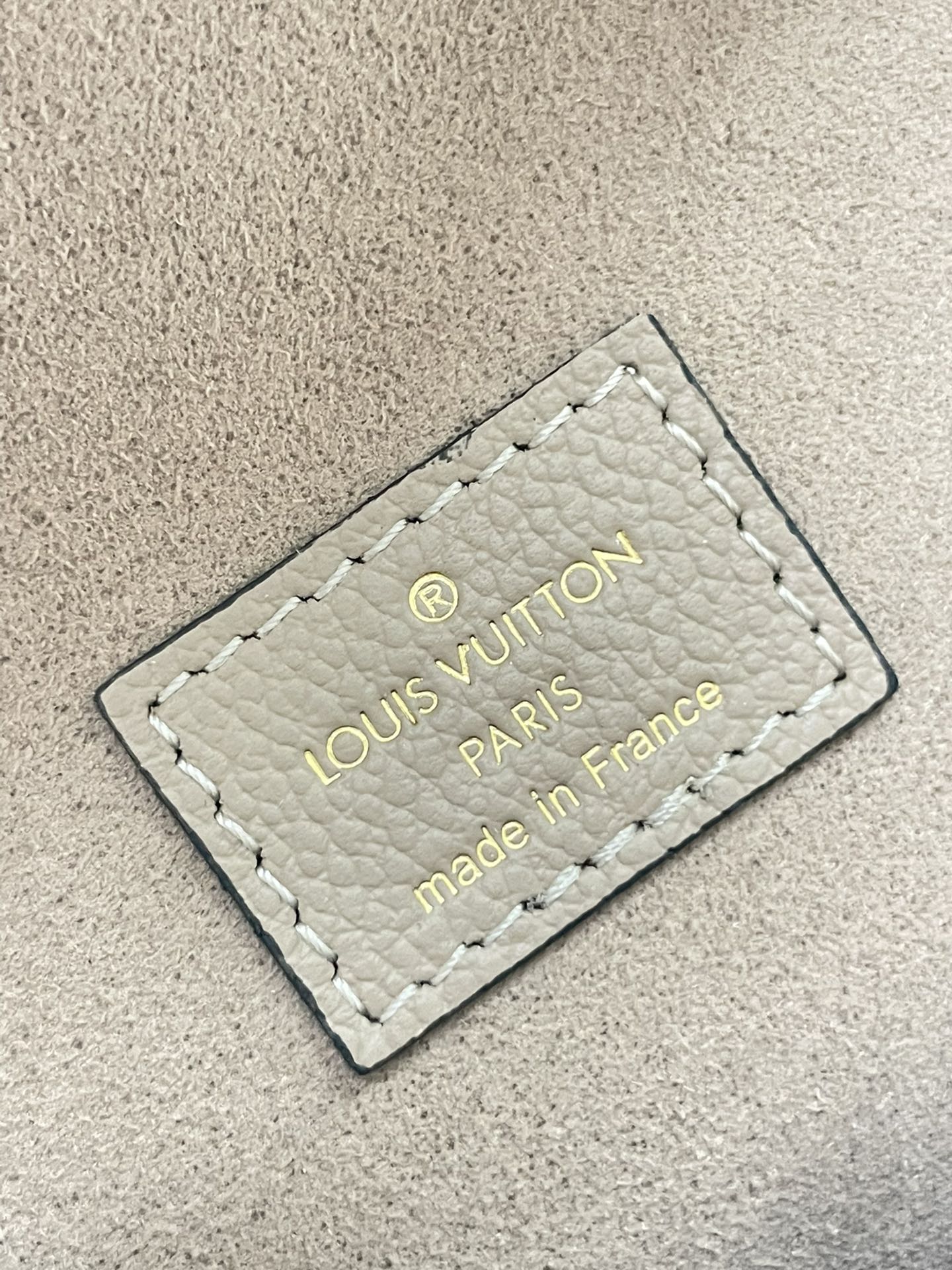 Louis Vuitton NANO DIANE 19 IN TOURTERELLE WHITE MONOGRAM EMPREINTE LEATHER