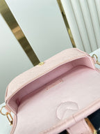 Louis Vuitton NANO DIANE 19 IN OPALE PINK MONOGRAM EMPREINTE LEATHER