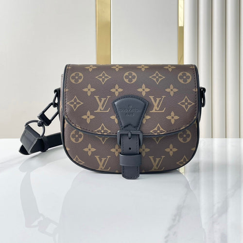 Louis Vuitton MONTSOURIS MESSENGER PM 20 IN BROWN MONOGRAM CANVAS