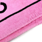 Chanel Logo Beach Towel Pink Small New