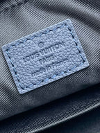 Louis Vuitton TRIO MESSENGER 25 IN PRUSSIAN BLUE MONOGRAM SHADOW CALFSKIN