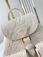 BACKUP BACKPACK 22 IN CREAM MONOGRAM EMPREINTE LEATHER