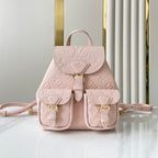 Louis Vuitton BACKUP BACKPACK 22 IN LIGHT PINK MONOGRAM EMPREINTE LEATHER