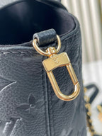 Louis Vuitton BACKUP BACKPACK 22 IN BLACK MONOGRAM EMPREINTE LEATHER