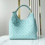 Louis Vuitton CARMEL 40 IN SKY BLUE MONOGRAM PERFORATED CALFSKIN