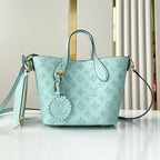 Louis Vuitton BLOSSOM PM 20 IN SKY BLUE MONOGRAM PERFORATED CALFSKIN