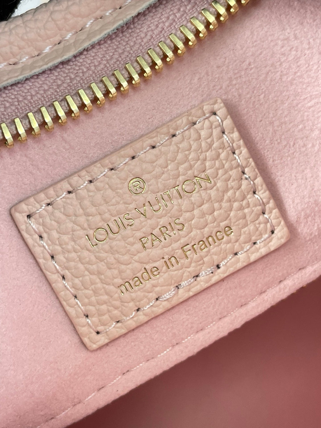 Louis Vuitton CARRYALL 29 IN LIGHT PINK MONOGRAM EMPREINTE LEATHER