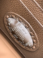 FENDI Peekaboo ISeeU Petite 20 Bag Chocolate Leather Shw