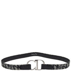 Christian Dior Trotter Belt Black #75 Small New