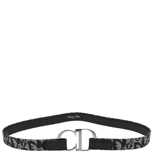 Christian Dior Trotter Belt Black #75 Small New