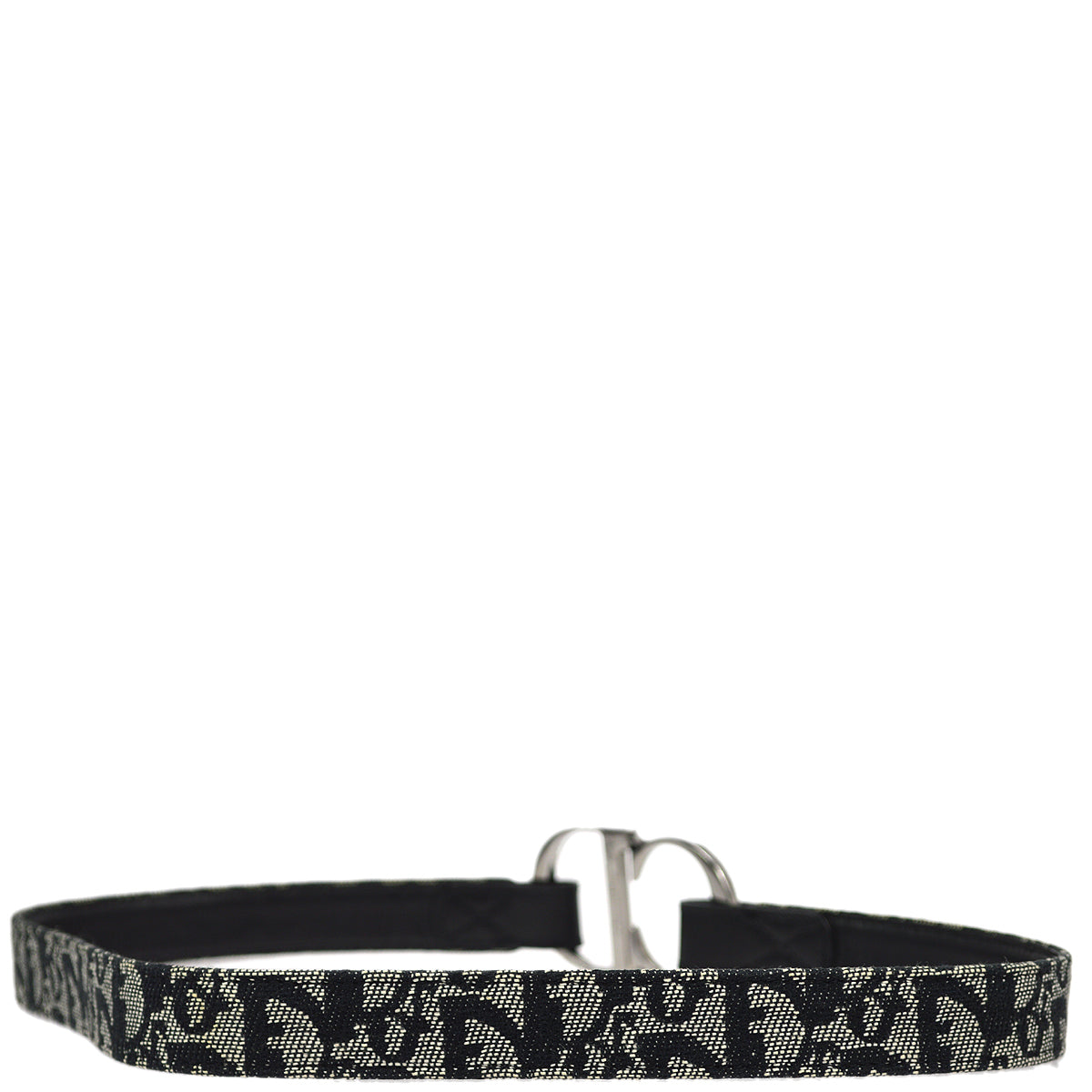 Christian Dior Trotter Belt Black #75 Small New