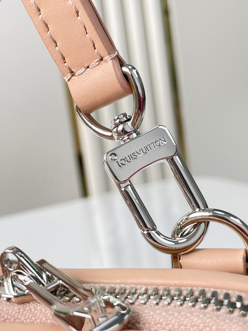 Louis Vuitton NANO ALMA 18 IN TUSCAN BEIGE QUILTED LAMBSKIN GOLD AND SILVER HARDWARE