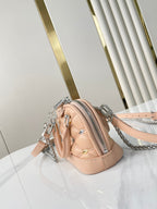 Louis Vuitton NANO ALMA 18 IN TUSCAN BEIGE QUILTED LAMBSKIN GOLD AND SILVER HARDWARE