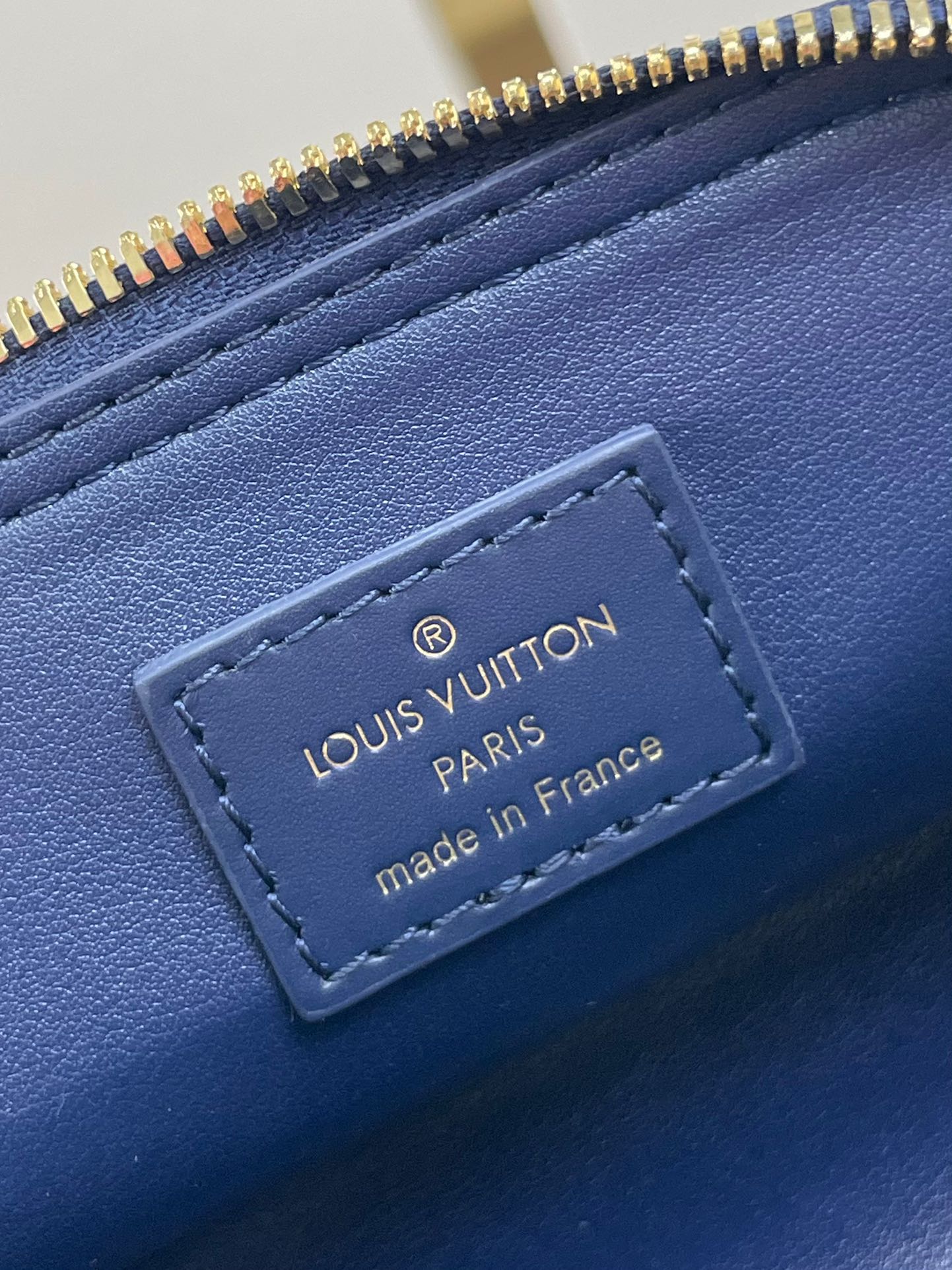 Louis Vuitton NANO ALMA 18 IN NAVY BLUE QUILTED LAMBSKIN GOLD HARDWARE