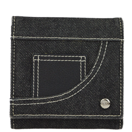 Christian Dior 2001 Indigo Denim Wallet Purse