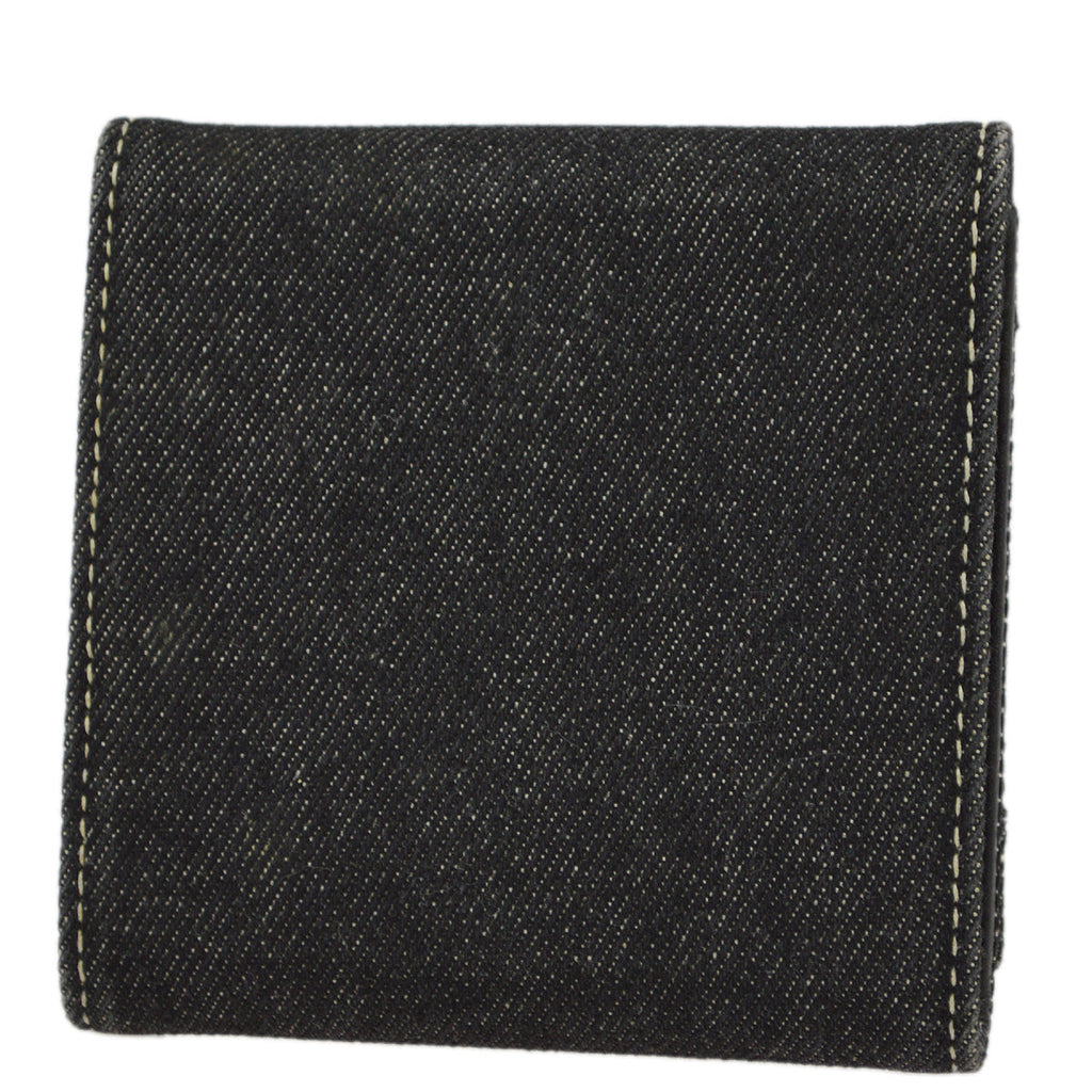 Christian Dior 2001 Indigo Denim Wallet Purse