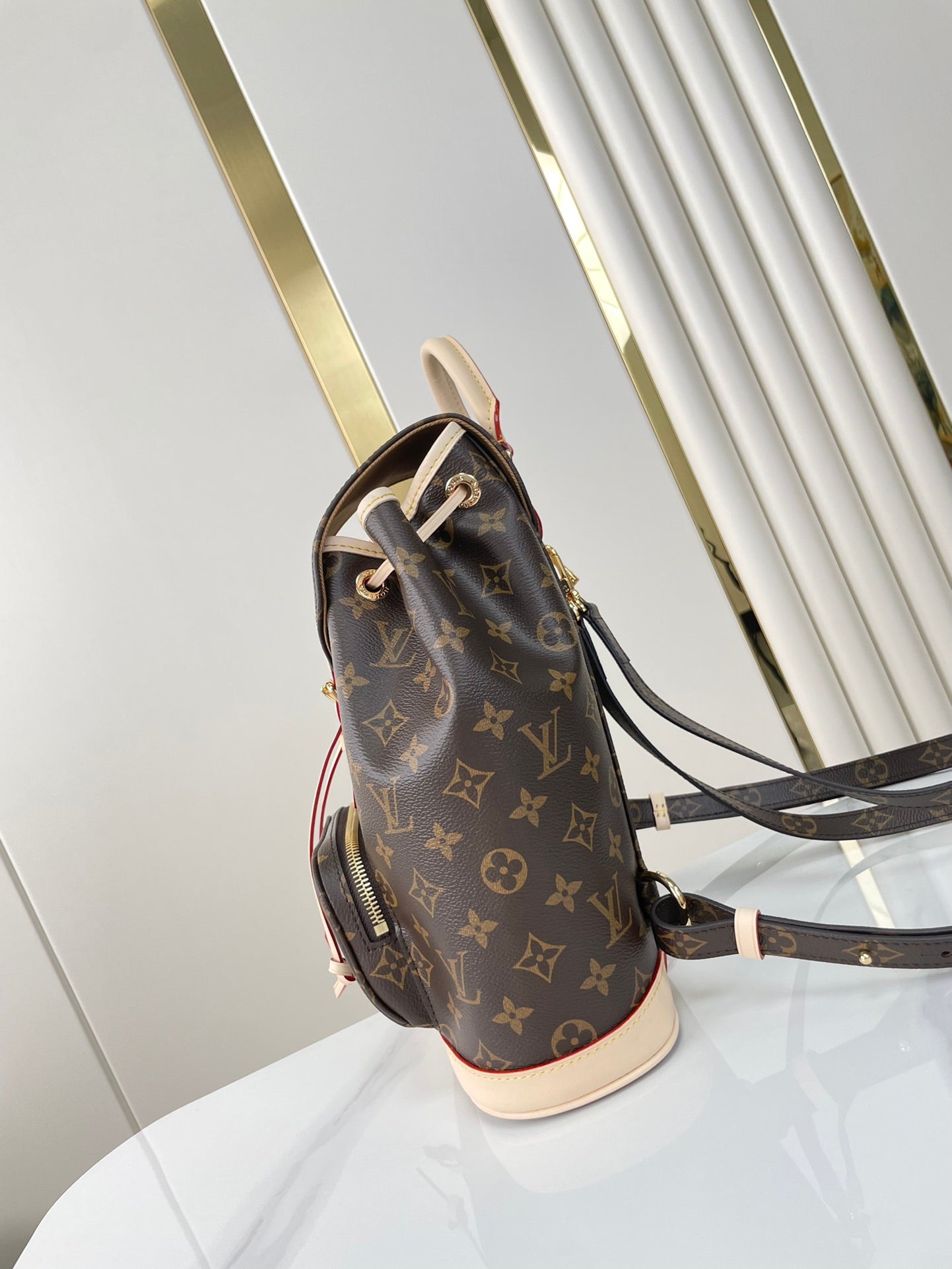 Louis Vuitton MONTSOURIS BACKPACK PM 30 IN BROWN MONOGRAM CANVAS