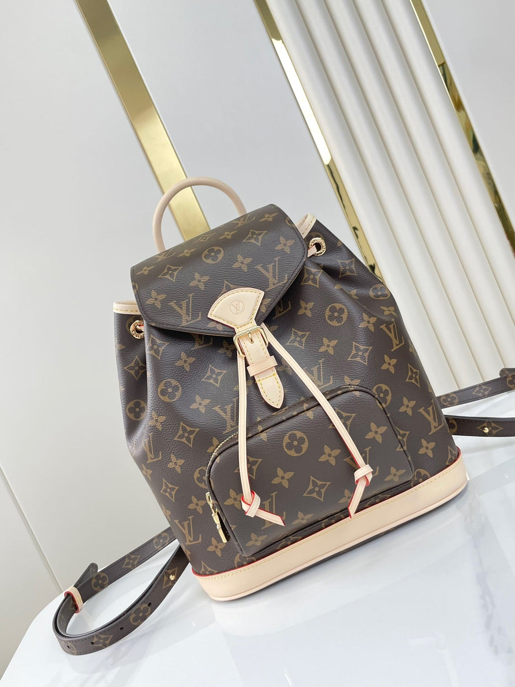 Louis Vuitton MONTSOURIS BACKPACK PM 30 IN BROWN MONOGRAM CANVAS