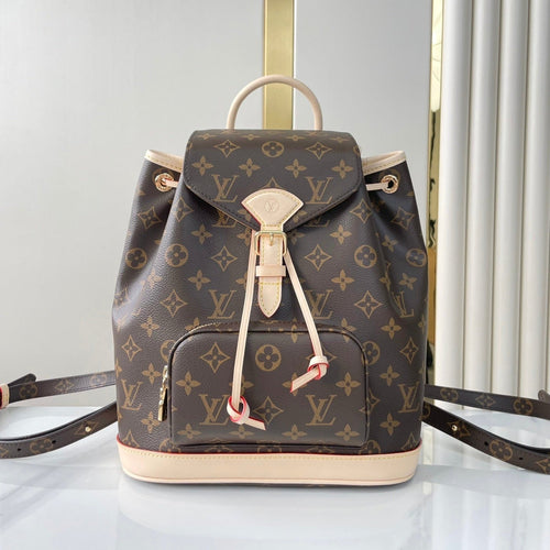 Louis Vuitton MONTSOURIS BACKPACK PM 30 IN BROWN MONOGRAM CANVAS