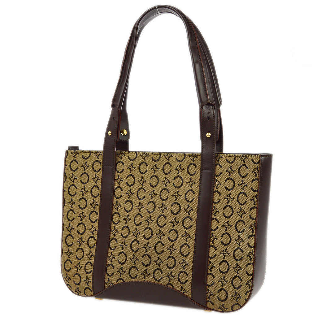 Celine Brown C Macadam Tote Handbag