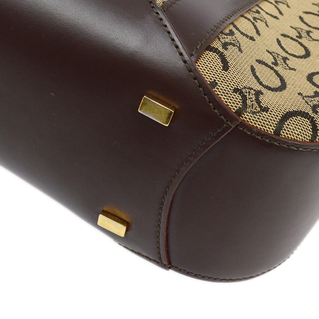 Celine Brown C Macadam Tote Handbag