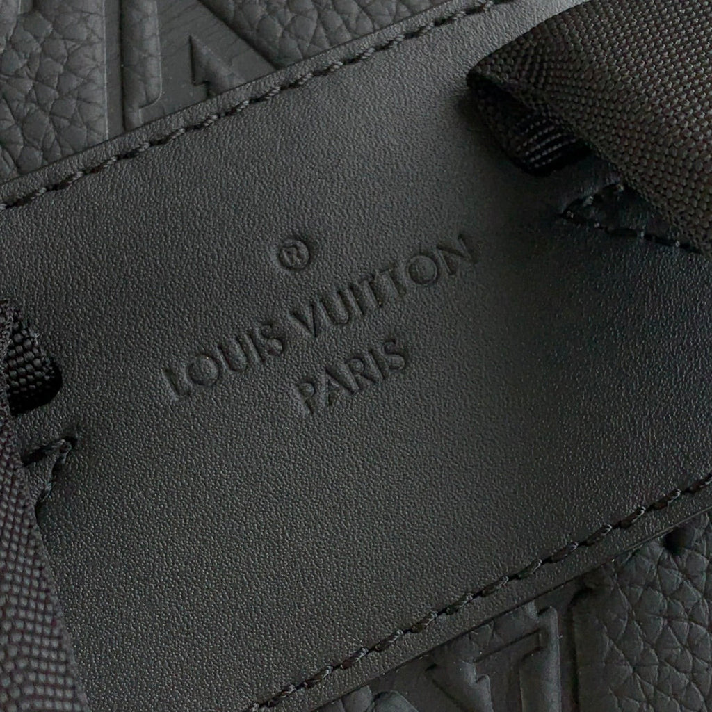 Louis Vuitton MONTSOURIS BACKPACK 40 IN BLACK MONOGRAM TAURILLON