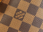 Louis Vuitton COSMETIC POUCH 22 IN BROWN DAMIER EBENE CANVAS