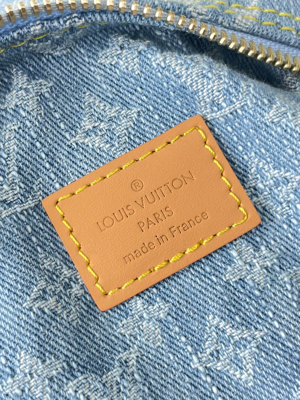 Louis Vuitton LOOP 29 IN BLUE MONOGRAM DENIM GOLD HARDWARE