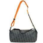 Christian Dior 2005 Navy Trotter Flight Shoulder Bag