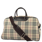 Burberry Beige Burberry Check 2way Duffle Shoulder Handbag