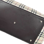 Burberry Beige Burberry Check 2way Duffle Shoulder Handbag