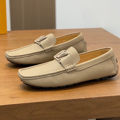 Louis Vuitton LOAFER IN DARK CREAM WRINKLE CALFSKIN