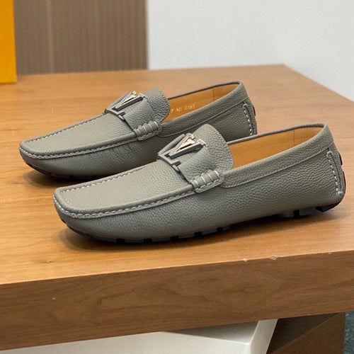 Louis Vuitton LOAFER IN SARDINE GREY WRINKLE CALFSKIN