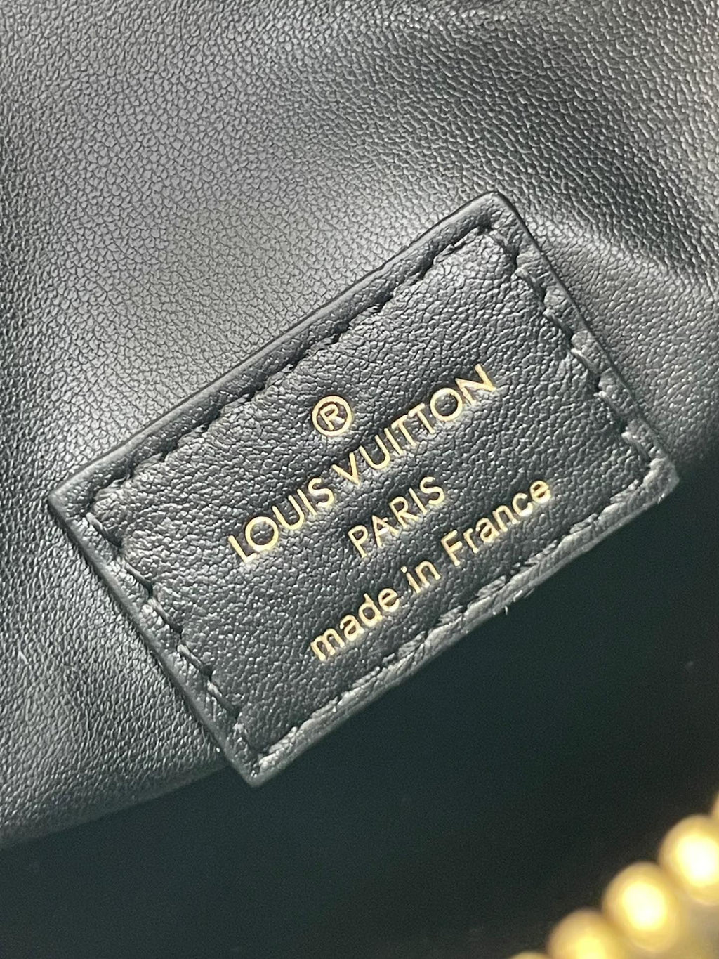 Louis Vuitton SIDE TRUNK 21 IN BEIGE RED LAMBSKIN WITH CRISS CROSS PATTERN GOLD HARDWARE