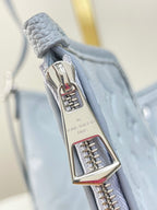 Louis Vuitton CARRYALL PM 29 IN BEAU BLUE MONOGRAM EMPREINTE LEATHER