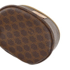 Celine Brown Macadam Vanity Handbag