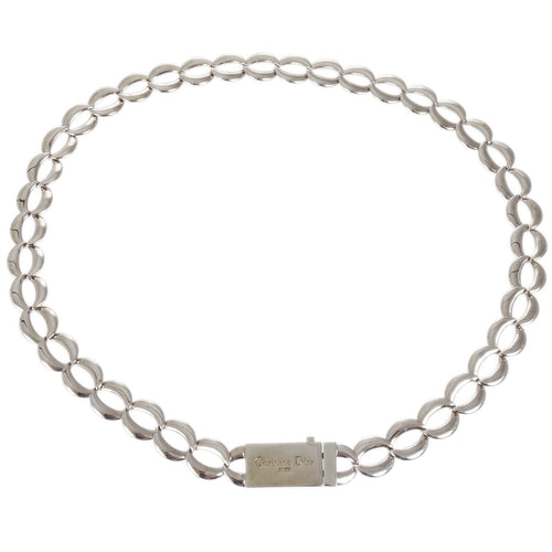 Christian Dior Silver Chain Belt Small New