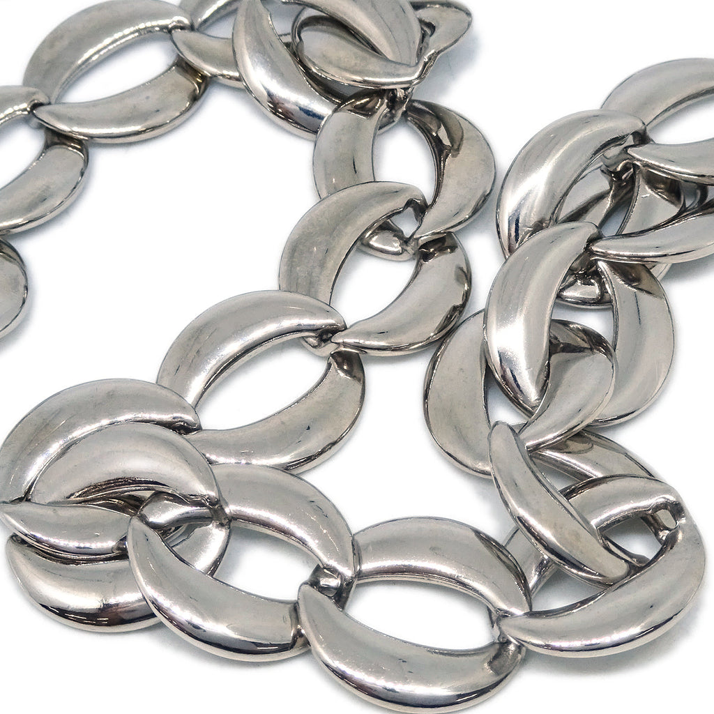 Christian Dior Silver Chain Belt Small New