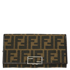 Fendi Brown Zucca Wallet Purse