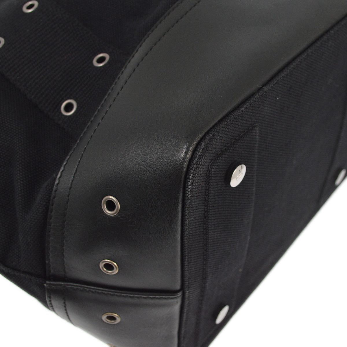 Christian Dior 2002 Black Street Chic Tote Handbag