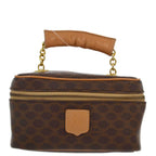 Celine Brown Macadam Vanity Handbag